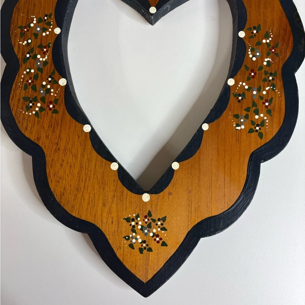 Hand-Painted Heart Frame - 